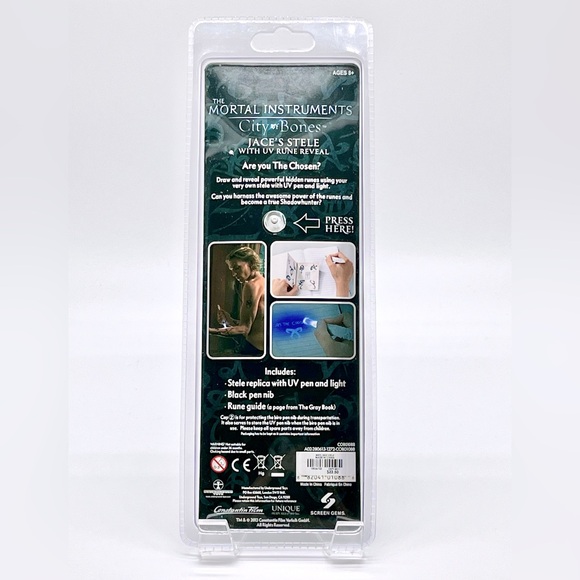 NEW The Mortal Instruments Licensed Journal and Jace’s Stele UV Light Ink Pen - Picture 11 of 13